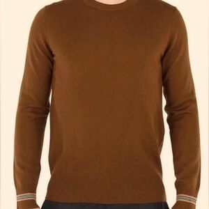 New Burberry Limited Edition Mens Large Sweater Multicolor.